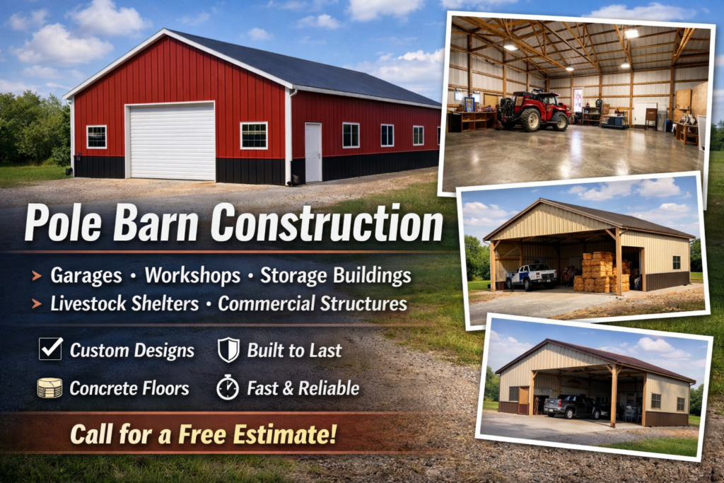 pole barn construction services showcase